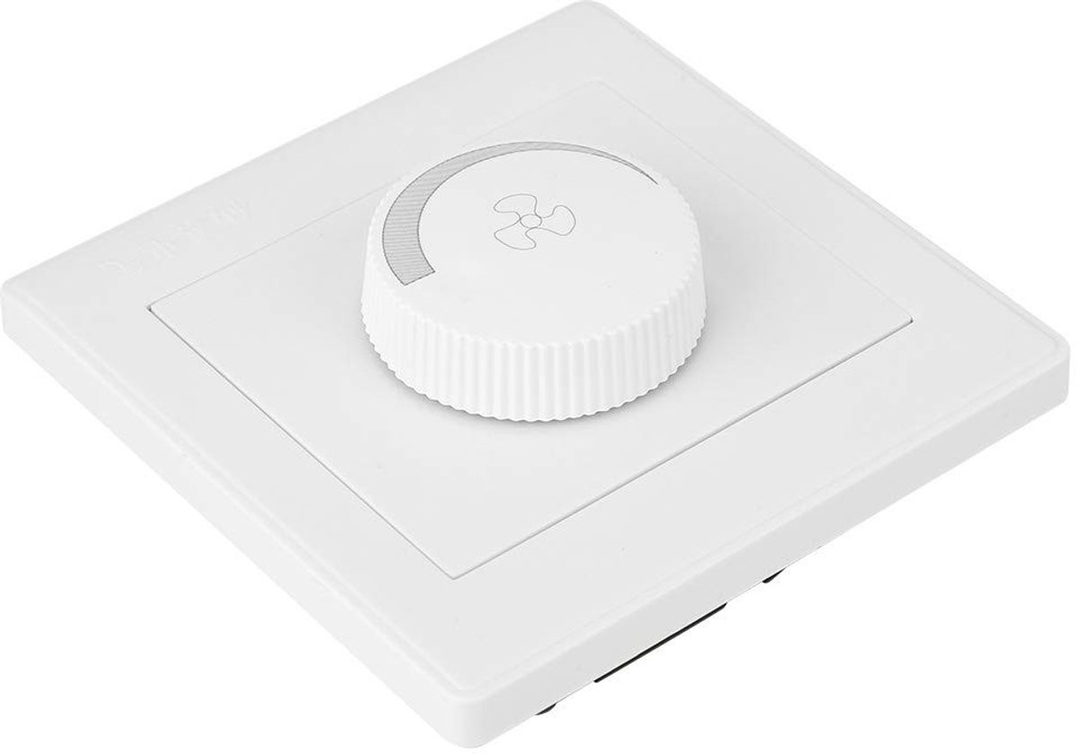 Dailygoody - Wandpaneel voor Ventilator en Verlichting - Snelheidsregelaar AC250V 100W