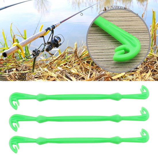 Set van 6 vishaak verwijdering gereedschap en aas naald voor vliegvissen - Plastic vis accessoires — afbeelding 4