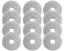 12 stuks dweilpads - reserveonderdelen voor Dreame L10 Ultra/ L10S Pro/ L10S Ultra/ L10S Pro Ultra Heat/ L20 L30 L40 L50 Ultra/ X30 X40 X50 Ultra - microvezel natte dweilpads -accessoires