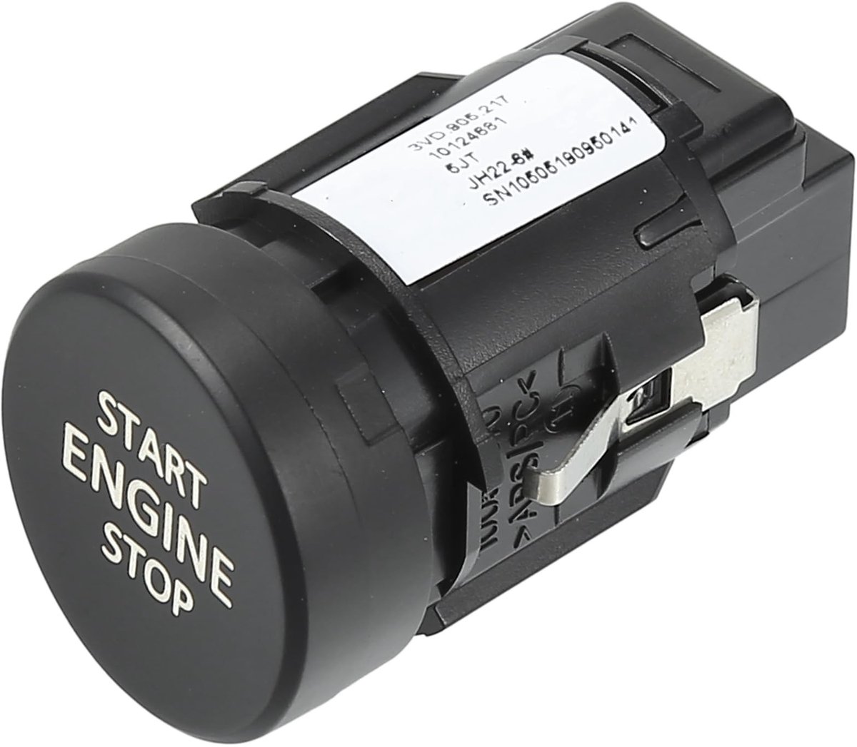 Dailygoody - Push Button Starter Switch - Motor Start Stop Knop - Zwart - Duurzaam en Stevig - Geschikt voor Skoda Kodiaq 2017-2021