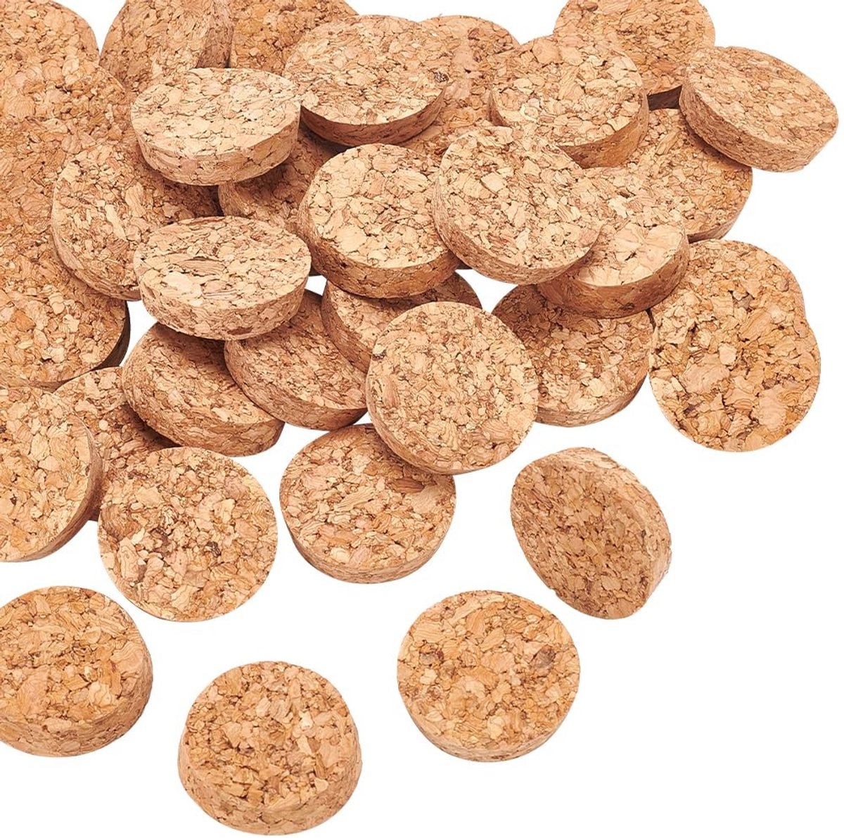 Dailygoody - Kurk Flessenstoppers - Universele Fit - 80 stuks - BurlyWood - Vervangingskurken - Geschikt voor Wijn en Drankflessen
