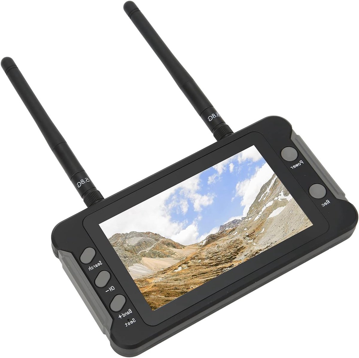 4.3 Inch FPV Ontvanger Monitor met 5.8GHz 40CH en DVR Functie voor RC Drone - 30 Frames, 16:9 Scherm, Automatische Zoekfunctie voor Quadcopter en FPV Toepassingen