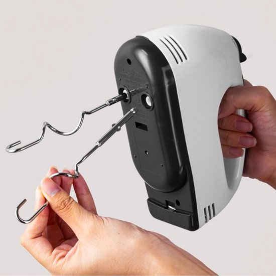 Dailygoody - Handmixer - Elektrische mixer - Eenvoudig kloppen van deeg - Vaatwasserbestendig - Comfortabel in gebruik - Geschikt voor bakken - Roestv... — afbeelding 5