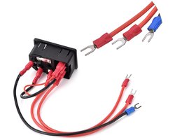 Dailygoody - Rocker Switch Input Module voor 3D Printer - 15A 220V/110V met U Plug en 5A Fuse