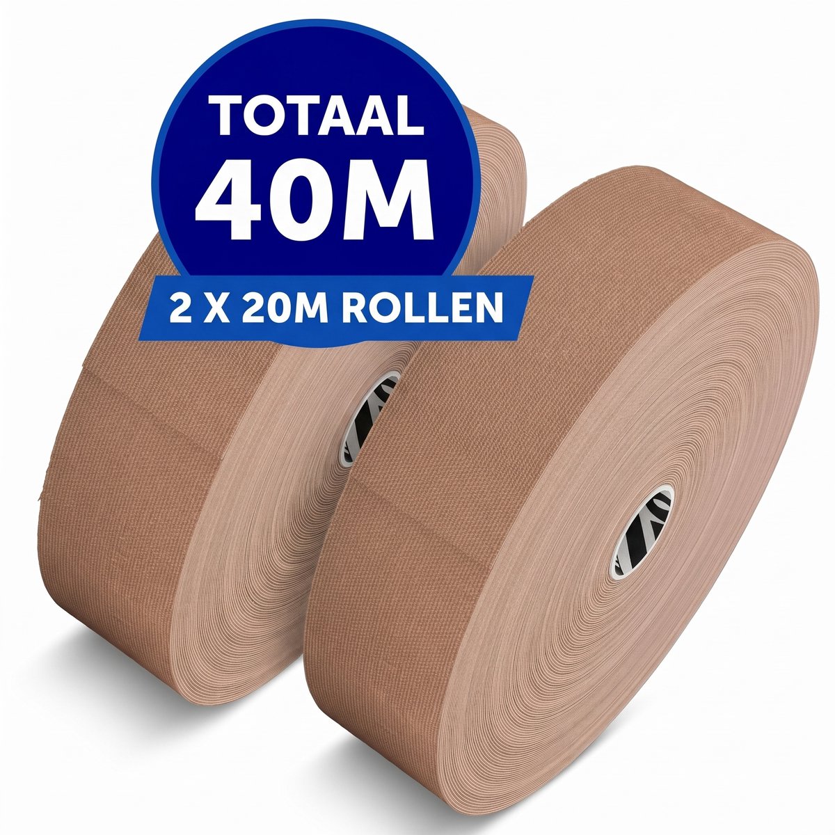 40 Meter Sport Fitness Blessures & herstel Sporttape XL kenisiotape met Herstelprogramma van Fysiolab - Fysiotape tegen blessures - Kinesiotape - Sporttape