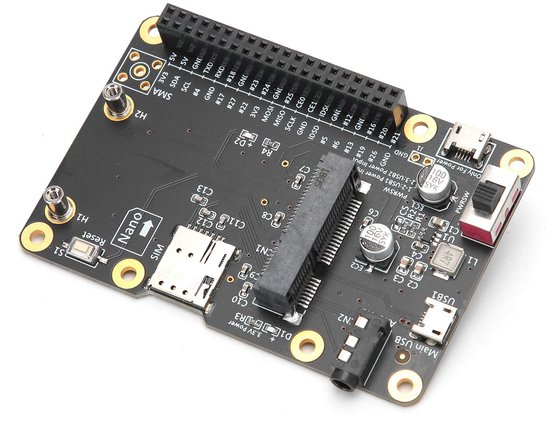 Dailygoody - 3G/4G Lte Base Hoed - Simkaart Module - Geschikt voor Raspberry Pi - USB Connectiviteit - Wereldwijde Dekking - Compact Formaat