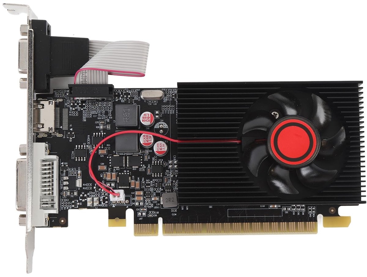 Dailygoody - Pyhodi GT610 Grafische Kaart 1GB DDR3 - PCI Express 2.0 voor Gaming en Multimedia