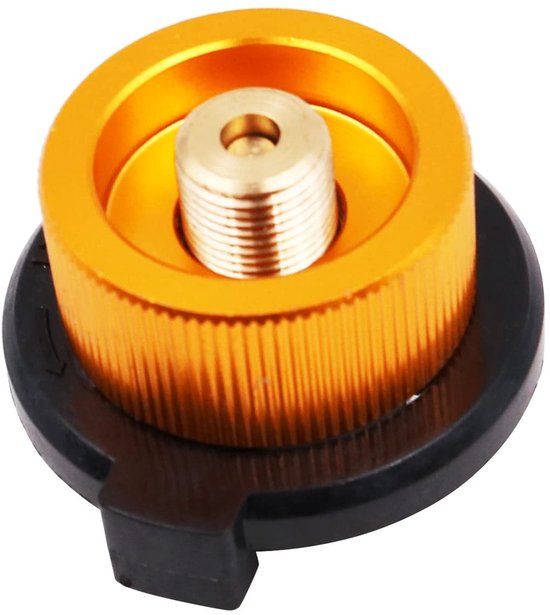 Dailygoods - Dailygoody - Gas Adapter - Camping Kachel Converter - Lichtgewicht - Butaan Canister Adapter - Ideaal voor Outdoor - Aluminium en Koper van Dailygoods — afbeelding 3