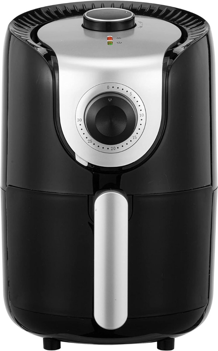 MIRA® Mini airfryer - Airfryer - Airfryer klein - Zwart - 27cm x 20cm x 32cm