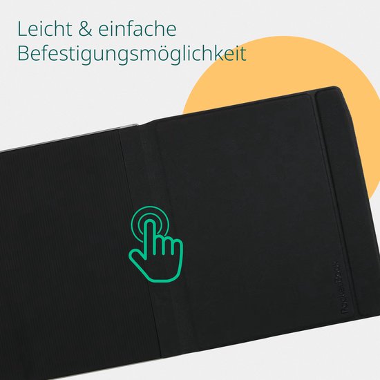 PocketBook Era Lite e-reader Stone Green – 7 inch – 16 GB – spatwaterdicht + Stone Green met Zwarte Flip Cover – voordeelbundel — afbeelding 5