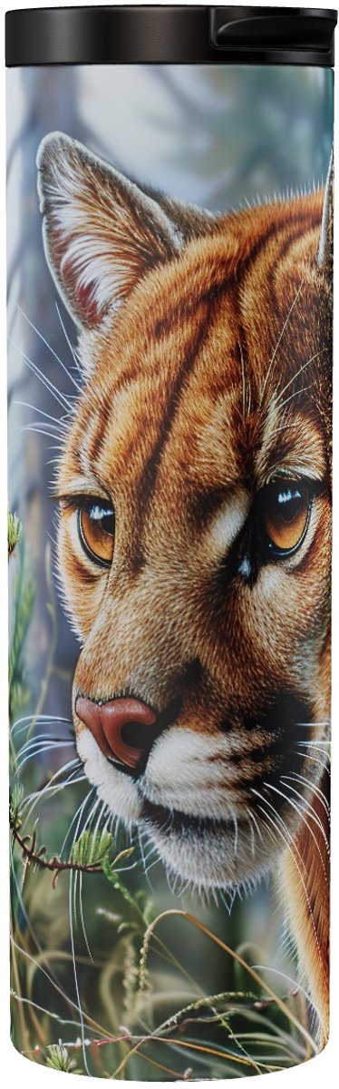 Puma Mountain Lion Portrait - Thermosbeker 500