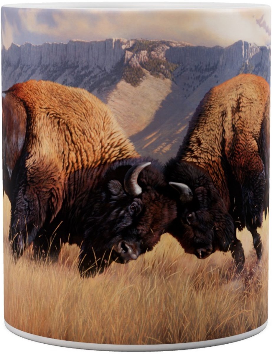 Bison When Push Comes - Mok 440ml 440