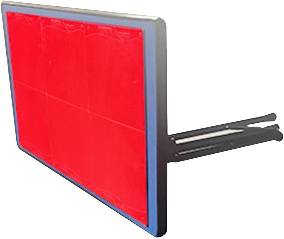 Tafeltennis Retourbord - Zelftrainingsbord Ping Pong - Solo Training - Hoog Elastisch Paneel - 60-110 cm Verstelbaar - Rood