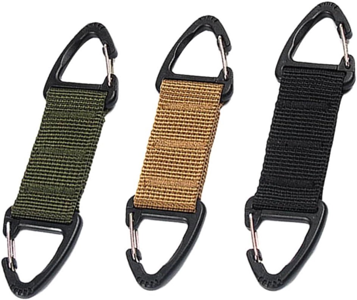 Masker Oorhaak - Bandverlenger - Comfort Vergroten - Multifunctioneel Ontwerp - 3 Stuks - Zwart Groen Kaki