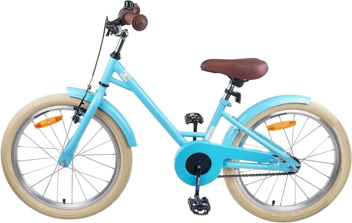 Kinderfiets - Jongensfiets Meisjesfiets - Buiten Spelen - Stalen Frame - 20 inch - Hemelsblauw