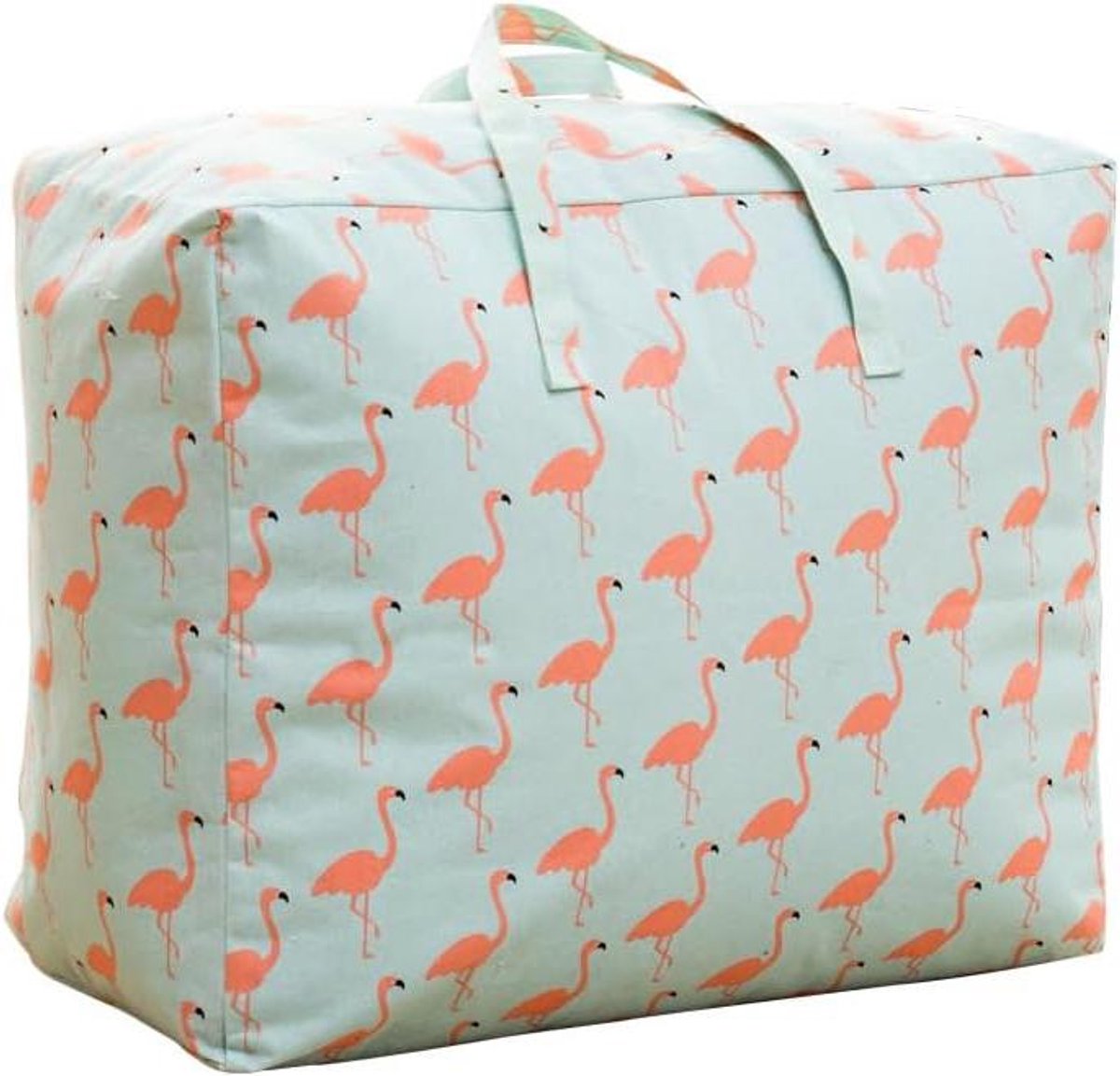 Opbergtas Kerst - Kersttas Cadeautas - Decoratie Opslag - Met Ritssluiting - 58x28x48 cm - Wit