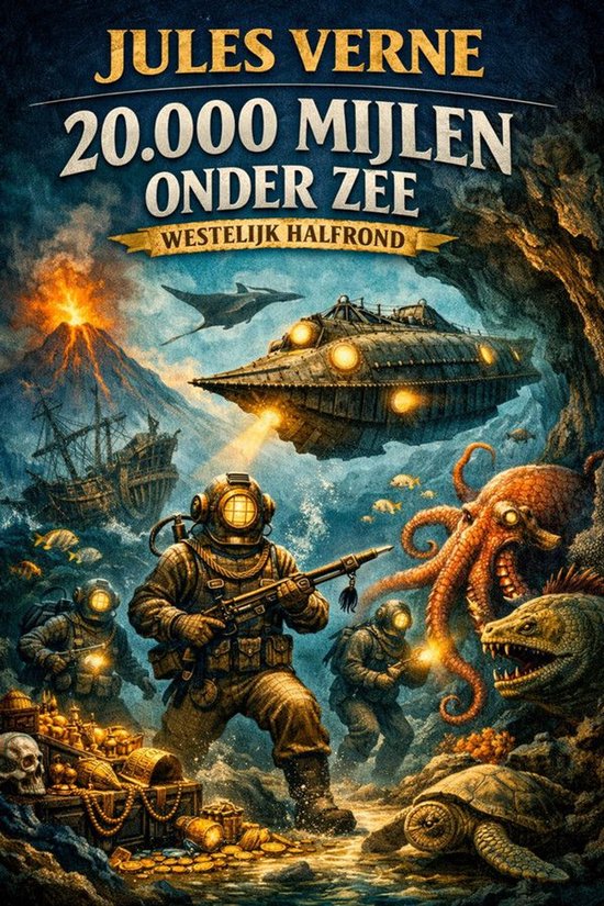 Madeley Classics – Nederlandse Editie - Jules Verne - 20.000 mijlen onder zee Westelijk halfrond