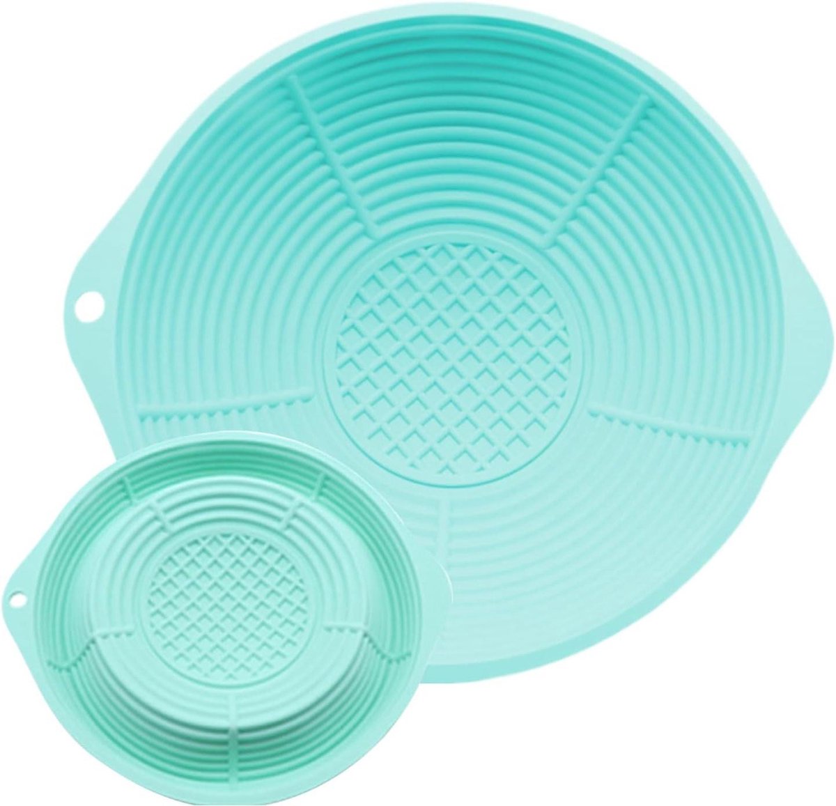Gezichts Ijsbad - Schaal Basin - Huid Verzorging - Opvouwbaar Ontwerp - 26.6 cm Lengte - Blauw Beige