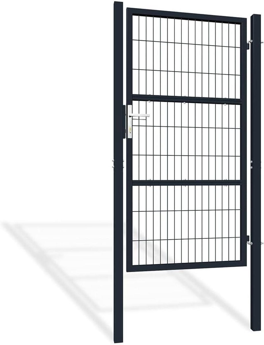 Metalen tuindeur - Tuinpoort gaasmat - Buitenruimte afsluiten - Gegalvaniseerd staal - 106