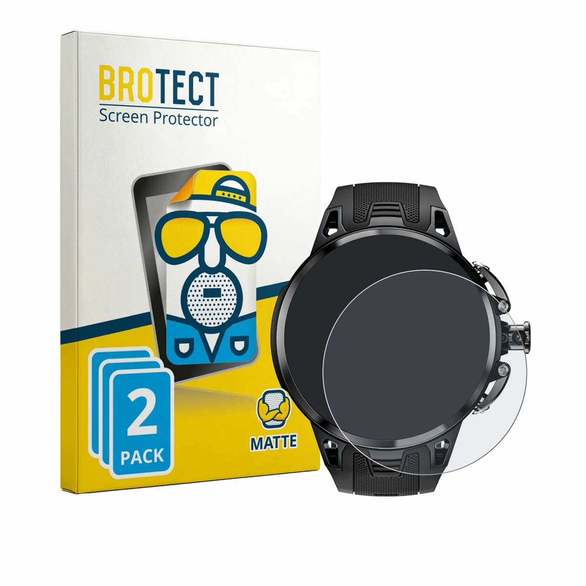 BROTECT - Screenprotector voor Lokmat Appllp 4 Pro - Folie Beschermfolie matte 2 Stuks
