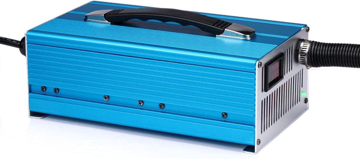 Acculader 12V 50A - Batterijlader Loodzuur - Elektrische Voertuigen Laden - LED Display - 30.3 x 15.4 x 9.2 cm