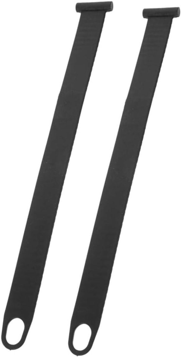 Fietsendragerbanden - Spanbanden Fiets - Fiets Transport - Duurzaam Rubber - 26.8 cm - Zwart