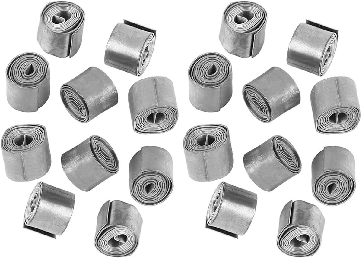 Dailygoods- Loodblad 20 Rollen 0,6 mm - Vissen met Boeien - Aas Benodigdheden - Gewichten - Flexibel Gebruik - Waterdicht Design - Bladlood