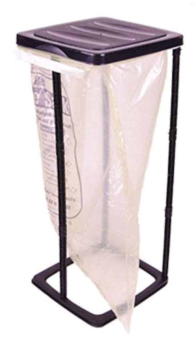 Dailygoods- Afvalzakhouder 60 Liter - Vuilniszakhouder - Afvalbak - Afvalbakje aanrecht - Afvalbak buiten - Milieuvriendelijk, 100% recyclebaar