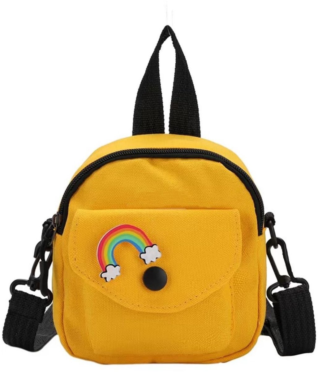 Dailygoods- Schoudertas Kleine - Verstelbare Crossbody Tas - Canvas Tas - Draagbare Handtas - Multifunctionele Tas - 13 x 16 x 7 cm - Crossbodytas