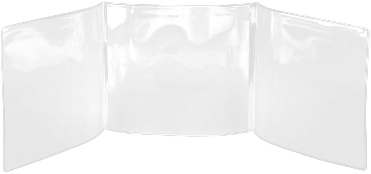 Dailygoods- Kaartbeschermhoes Duurzaam - Transparante PVC Opbergmap - Mahjong Kaarthouder - Scorekaarten Accessoires - 13,5 cm Hoogte - 15,5 cm Lengte - Scorekaarthoes