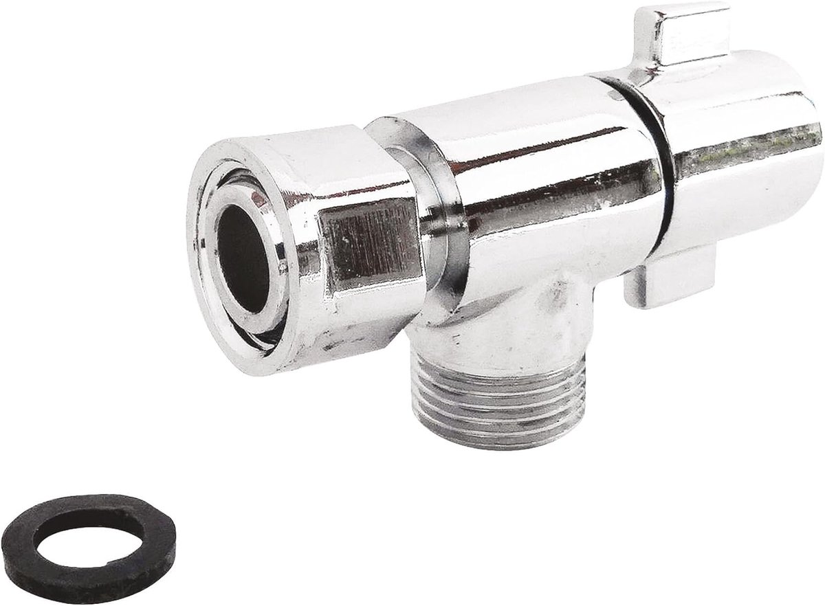 Design Hoekstopkraan Grijs M12/17 (3/8") voor Toilet Aansluiting
