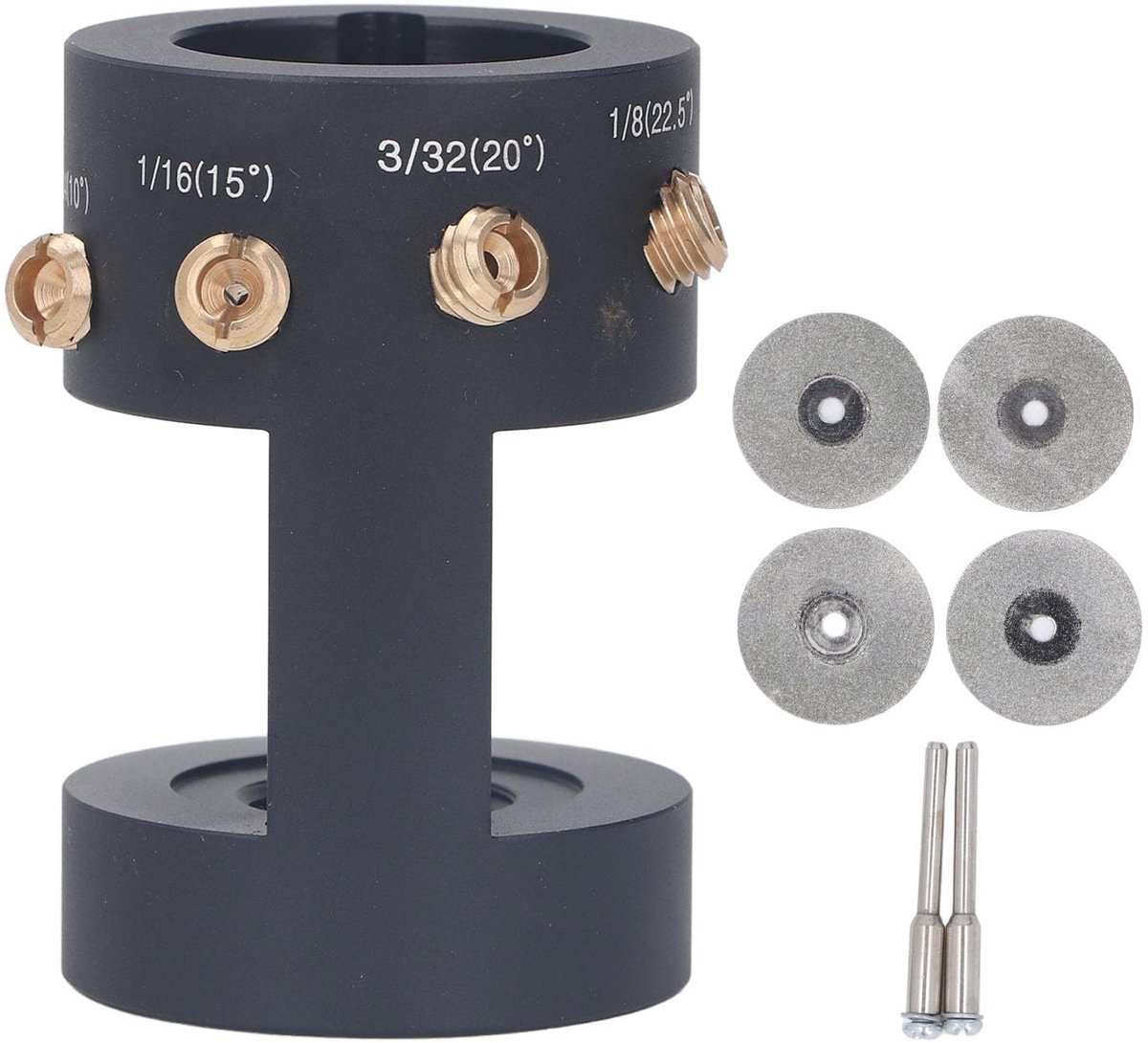 Dailygoods - Tungsten Elektrode Slijper - Roterende Gereedschapsset - Licht en Duurzaam - Meerdere Hoeken - Voor Lassen - Aluminiumlegering