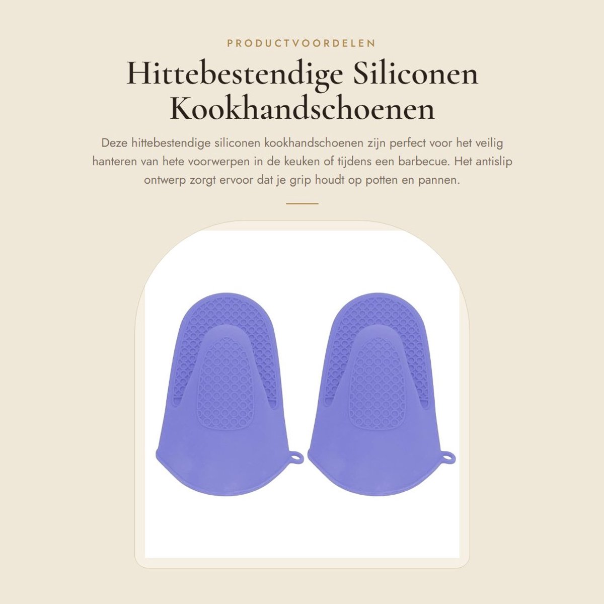 Dailygoods- Ovenwanten Hittebestendig - 2 Stuks - Siliconen - Antislip - Kookhandschoenen - Comfortabel voor Magnetron en BBQ