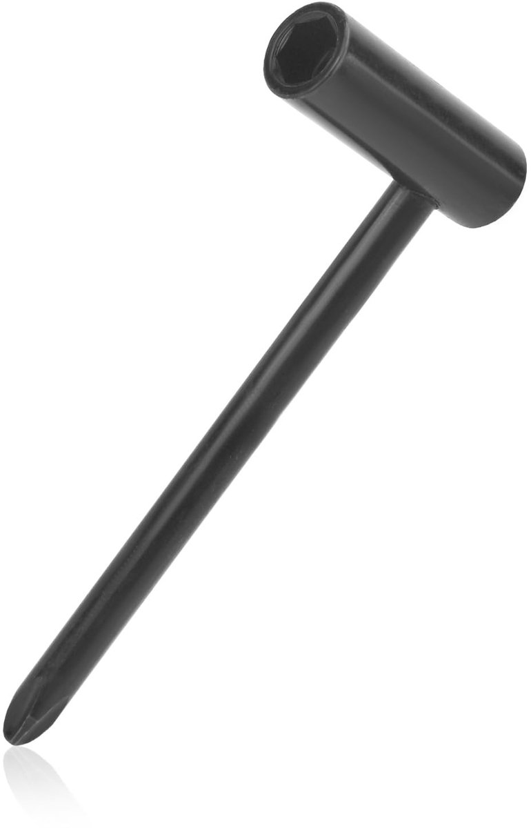 Dailygoods- Truss Rod Sleutel Stevig Metaal - Gitaar Afstelsleutel - Gitaar Hals Reparatie Accessoires - 8x3cm - Zwart - Duurzaam Gebruik - Gitaarafstelsleutel