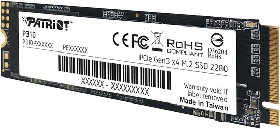 Interne SSD - Solid State Drive - Snelle Data Opslag - NVMe PCIe Gen3 x4 - 480GB - Zwart — afbeelding 4