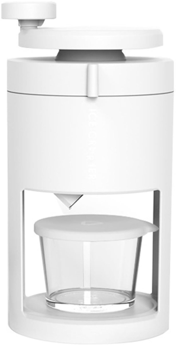 Dailygoods- IJsrasp met Roestvrijstalen Mes - IJsblokjesmachine - IJscrusher - Sneeuwkegel Maker - Makkelijk te Gebruiken - Capaciteit 200ml