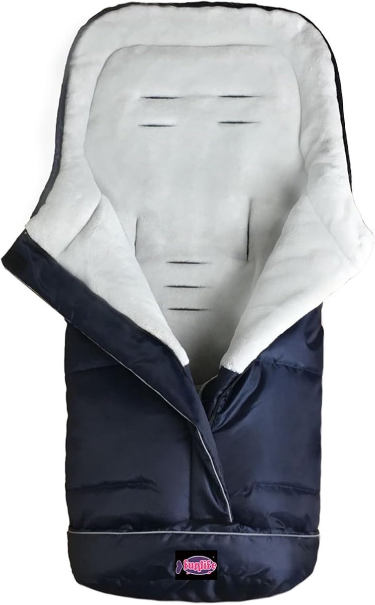 Baby Bunting Bag - Voetenzak Pram - Warm Blijven - Universele Pasvorm - 39 x 19 Inch - Navy Blauw