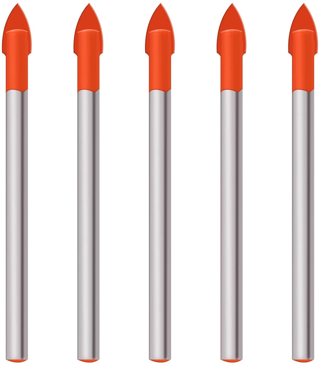 6 mm Professionele Titanium Boortjes Set voor Tegels Keramiek en Glas