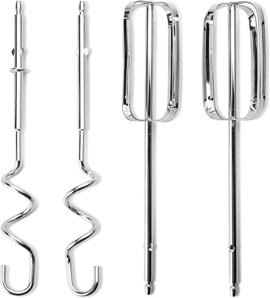 Keukenmixer - Handmixer - Beslag Maken - Lichtgewicht Krachtig - 300 Watt - Wit — afbeelding 4