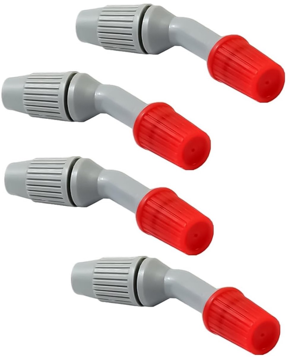 Dailygoods- Spuitmonden 4 Stuks - Ventilatorvormige Sproeiers - Onkruidverdelger - Multifunctioneel - Duurzaam - Efficiënt Spuitpatroon