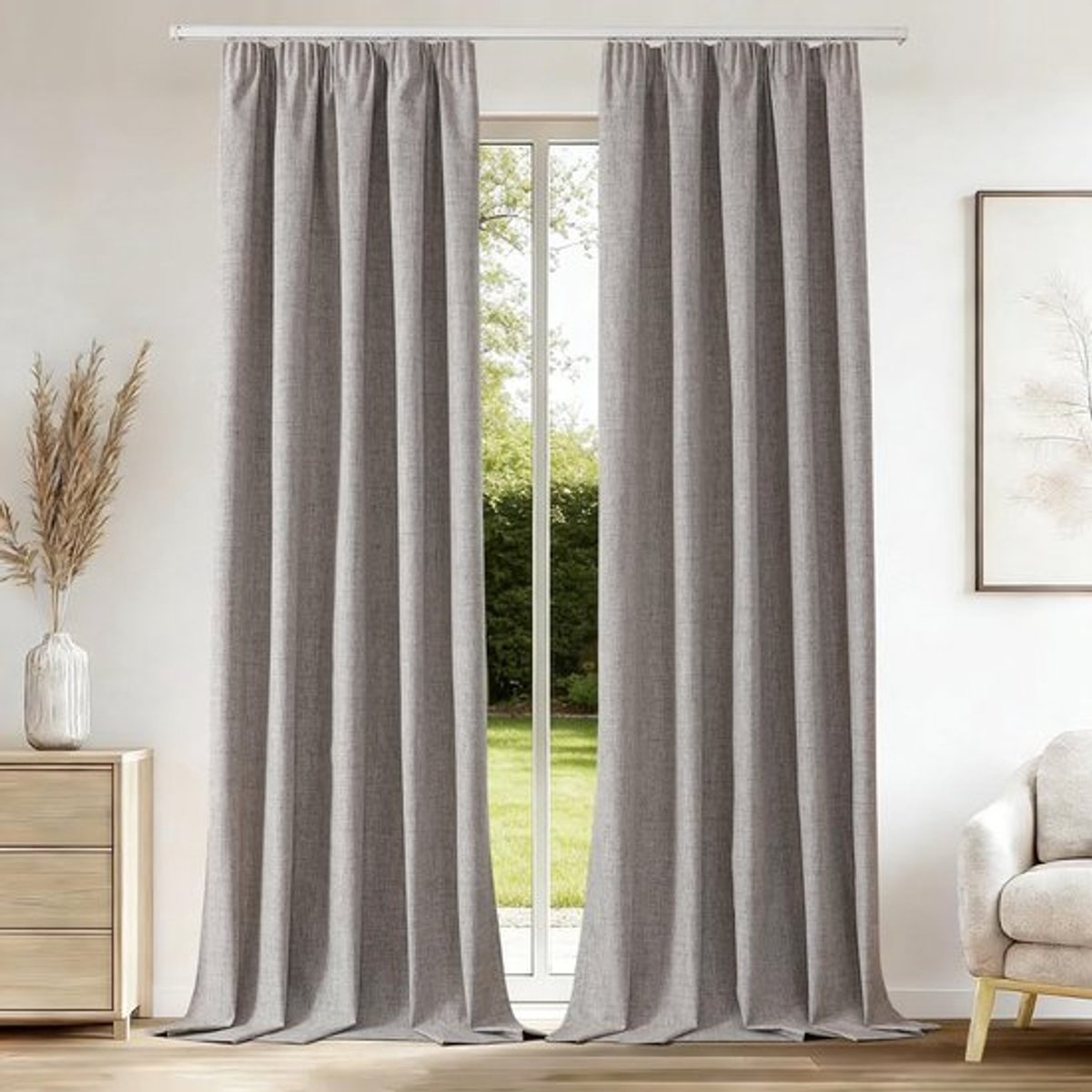 Dailygoods- Verduisteringsgordijnen 100 ondoorzichtig - Set van 2