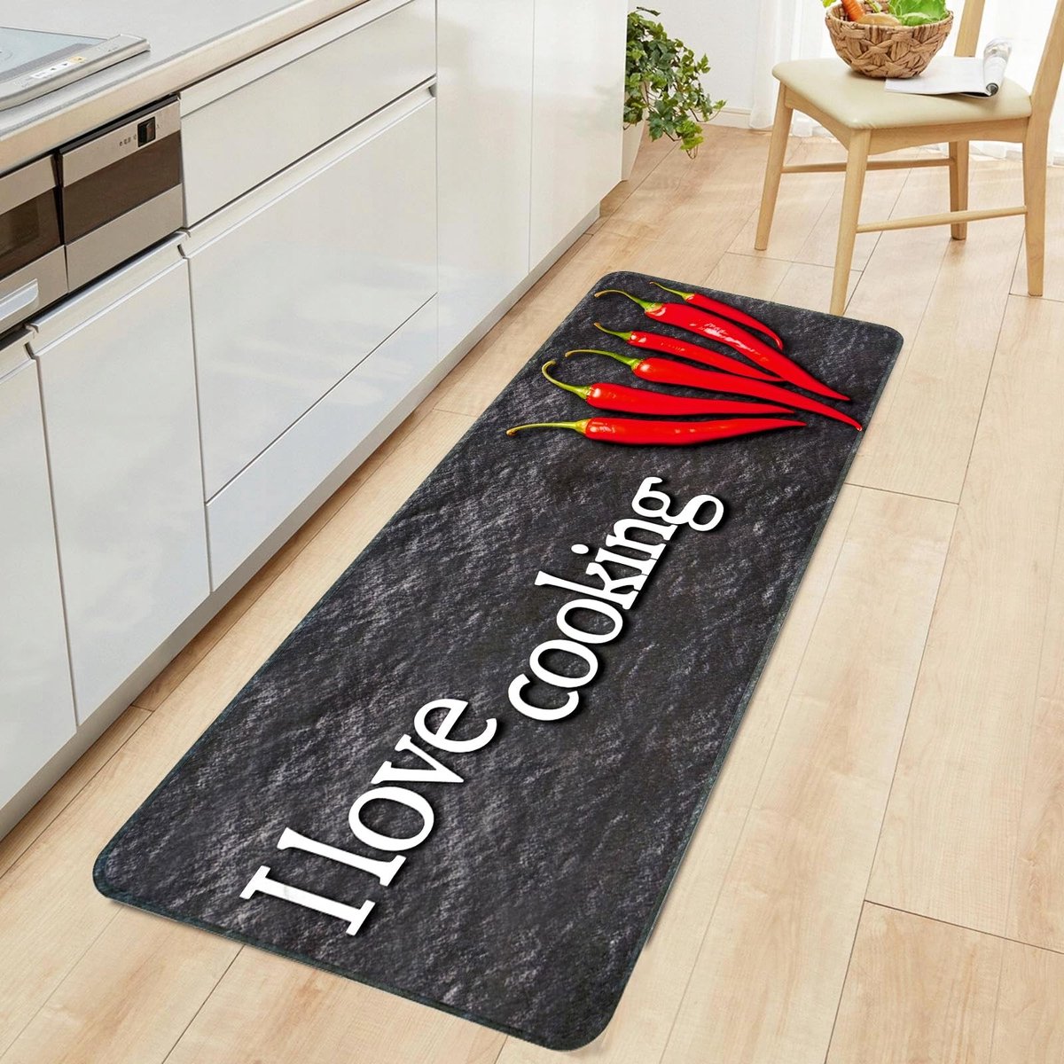 Dailygoods- Loper Antislip - Wasbaar - Vuilafstotend - Onderhoudsvriendelijk - Tapijt Keuken - Tapijt Gang - Velours