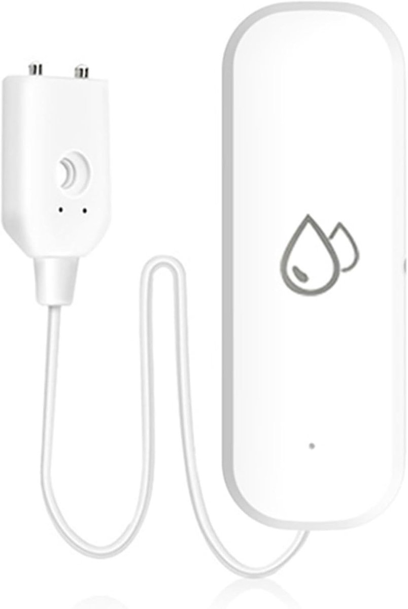 Water Sensor - Lekkage Alarm - Huis Beveiligen - Wifi Connectiviteit - 10 x 7 x 6 cm - Wit