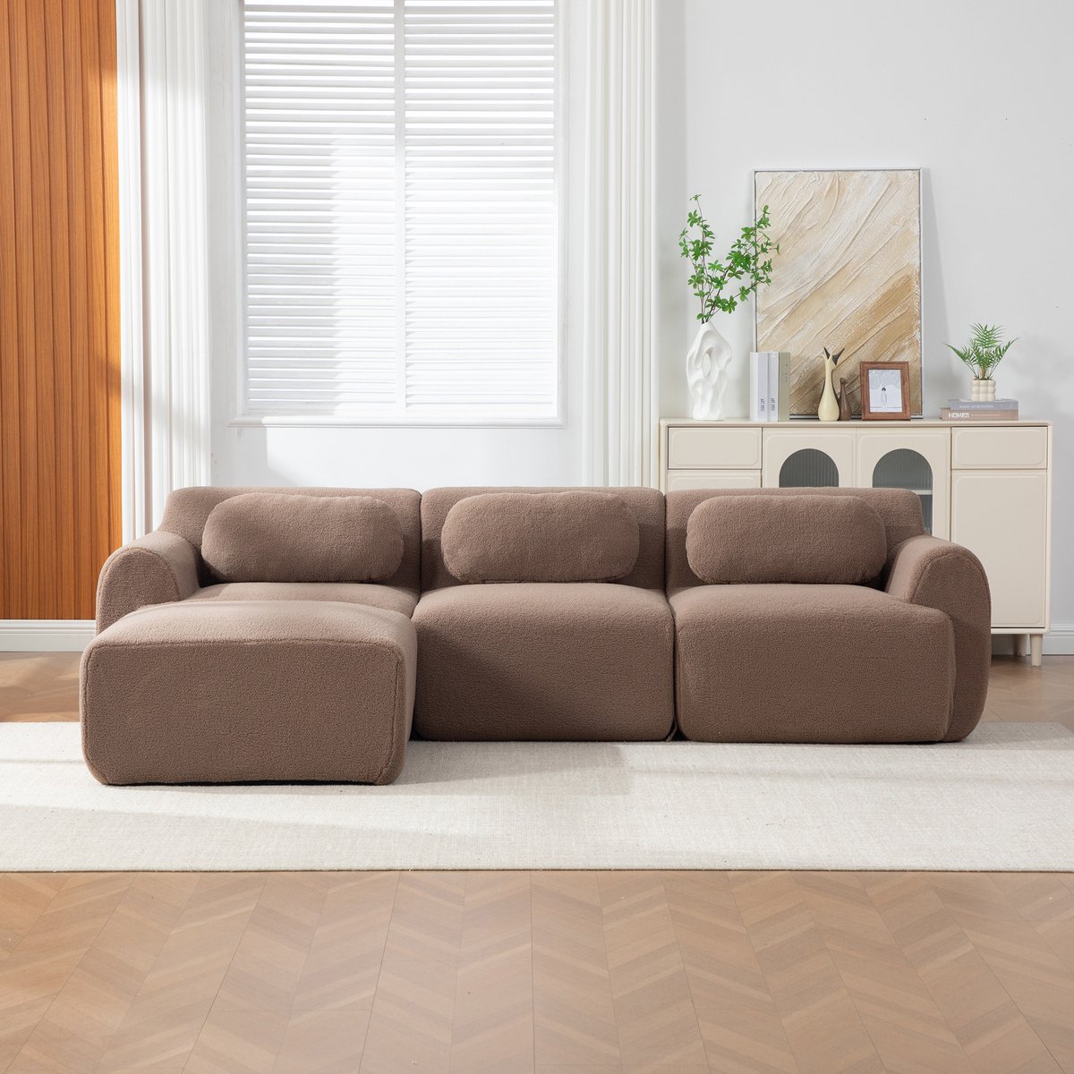 FloraGrace Modulaire Bank - Zachte Boneless Zitbank Zonder Montage - Voor Woonkamer Of Sla