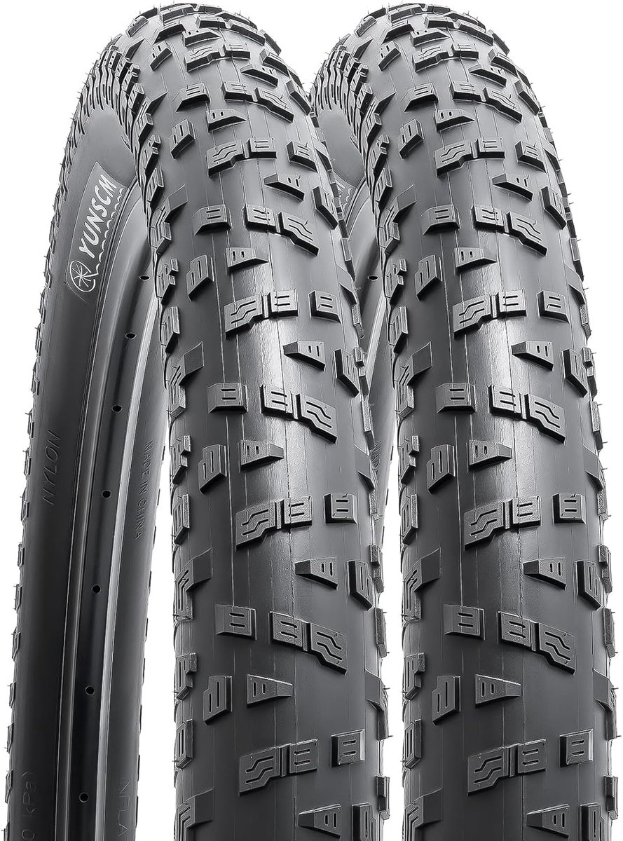Fietsbanden Set - Buitenbanden Mountainbike - Offroad Rijden - Hoge Dichtheid Voering - 27.5 x 3.0 - Zwart