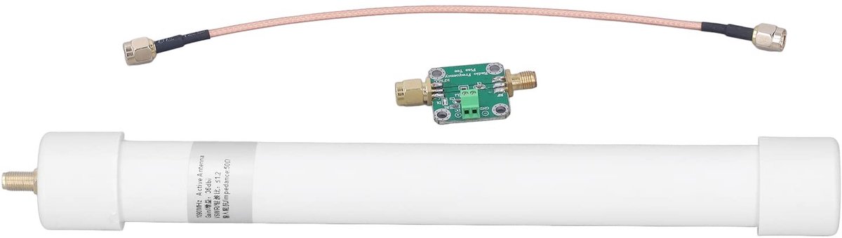 Dailygoods- Ontvangerantenne 360°-dekking - Hoge Gevoeligheid - Omnidirectionele Antenne - 36 dBi Versterking - Roestvrij Staal - Waterdicht - Signaalantenne