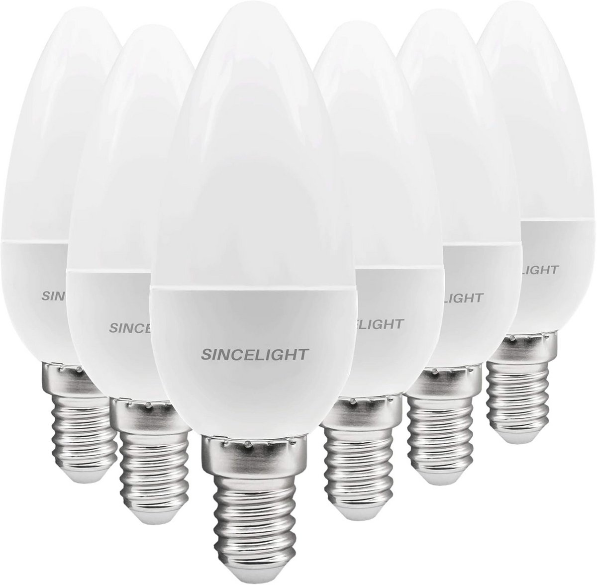 LED Kaarslamp - B35 Lamp - Sfeerverlichting Creëren - Hoge Kleurweergave - 6 Stuks - Warm