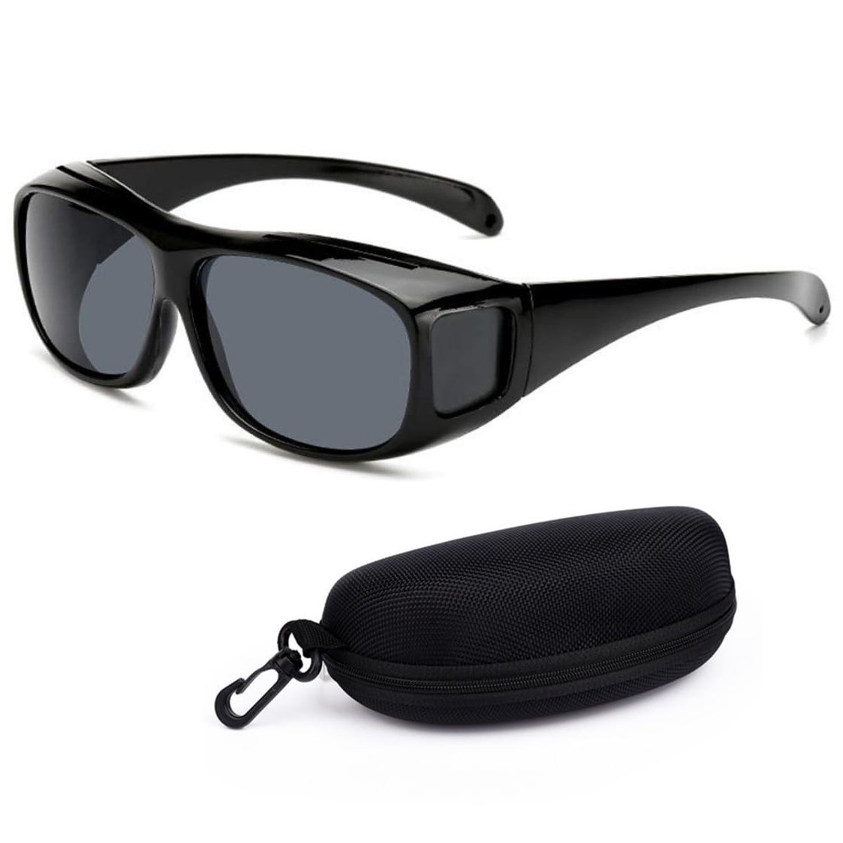 Dailygoods- Bovenbrillen Gepolariseerd - Zonnebril Heren/Dames - Etui - Veilig - Gezond - Eerste Klas Kwaliteit
