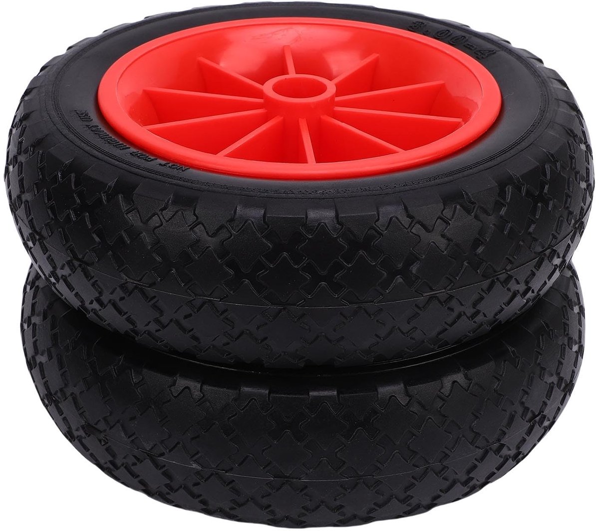Dailygoods- Kajakwagen Punctiebestendig - Massieve Banden - Stabiel Transport - Geschikt voor Kajakkar - Duurzaam - Centrale Asdiameter 2,2 cm - Kajaktrolley