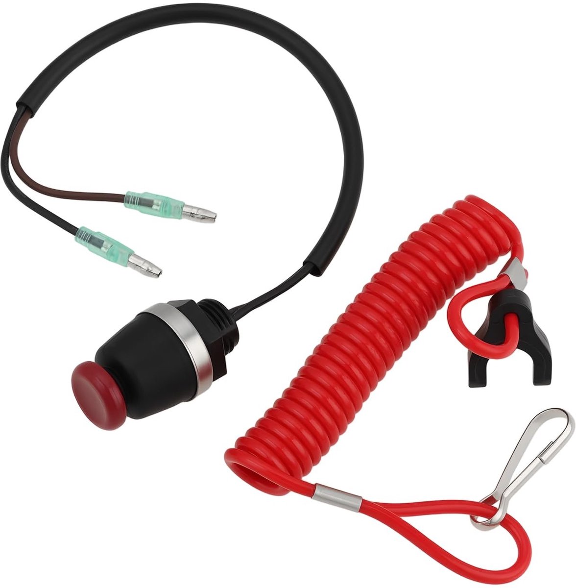Dailygoods - Buitenboordmotor Kill Schakelaar met Lanyard voor Maritiem Gebruik